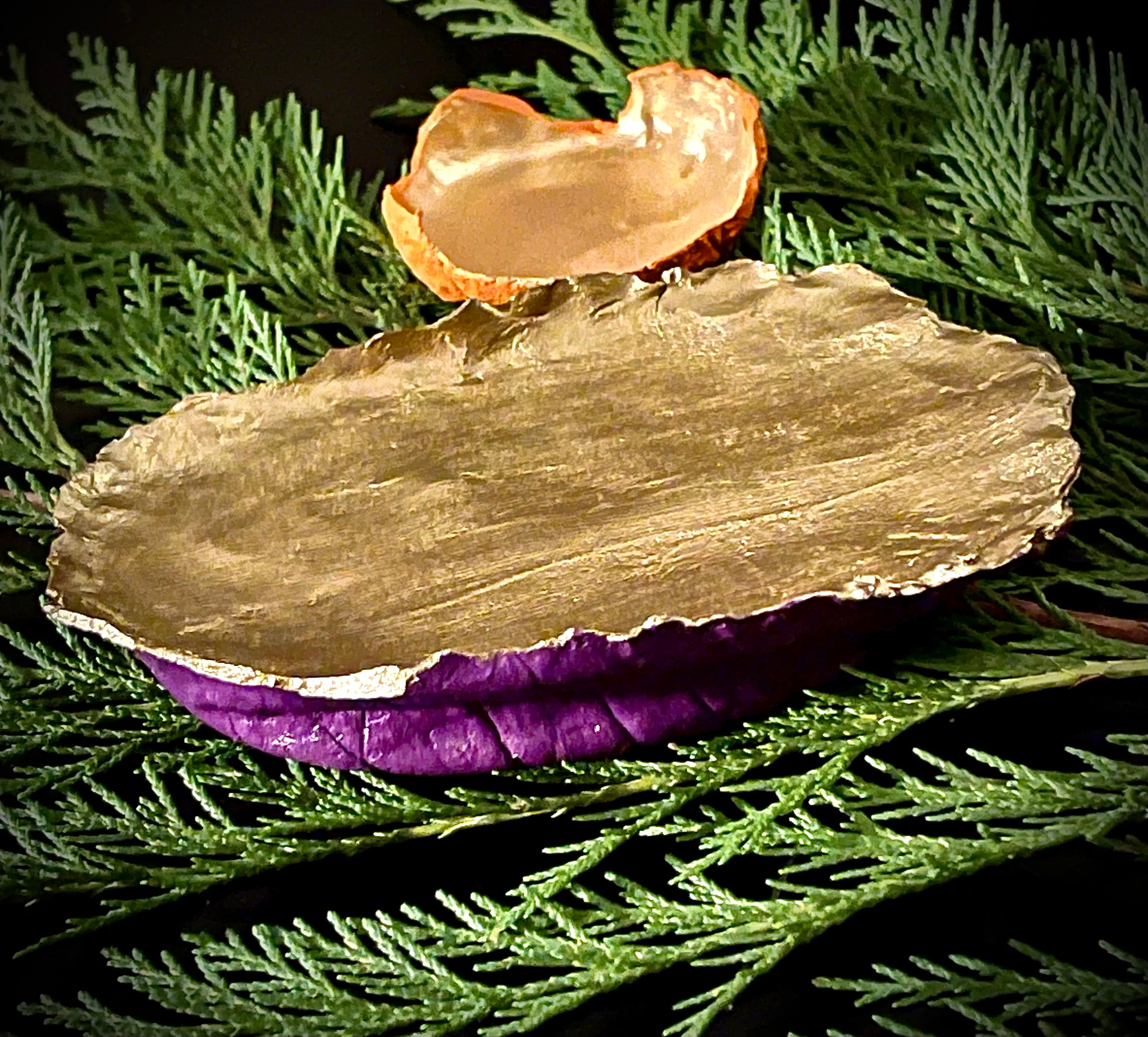 Purple cabbage trinket plate