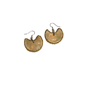 Lunar landing earrings