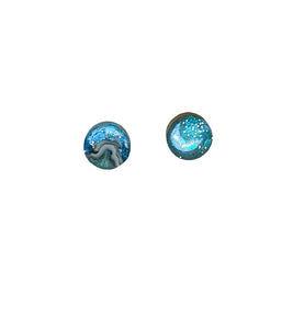 Heaven and Earth stud earrings