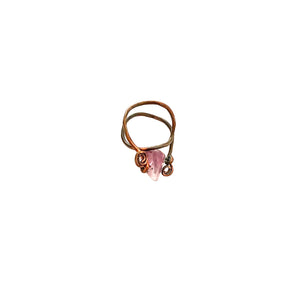Purple murple copper ring