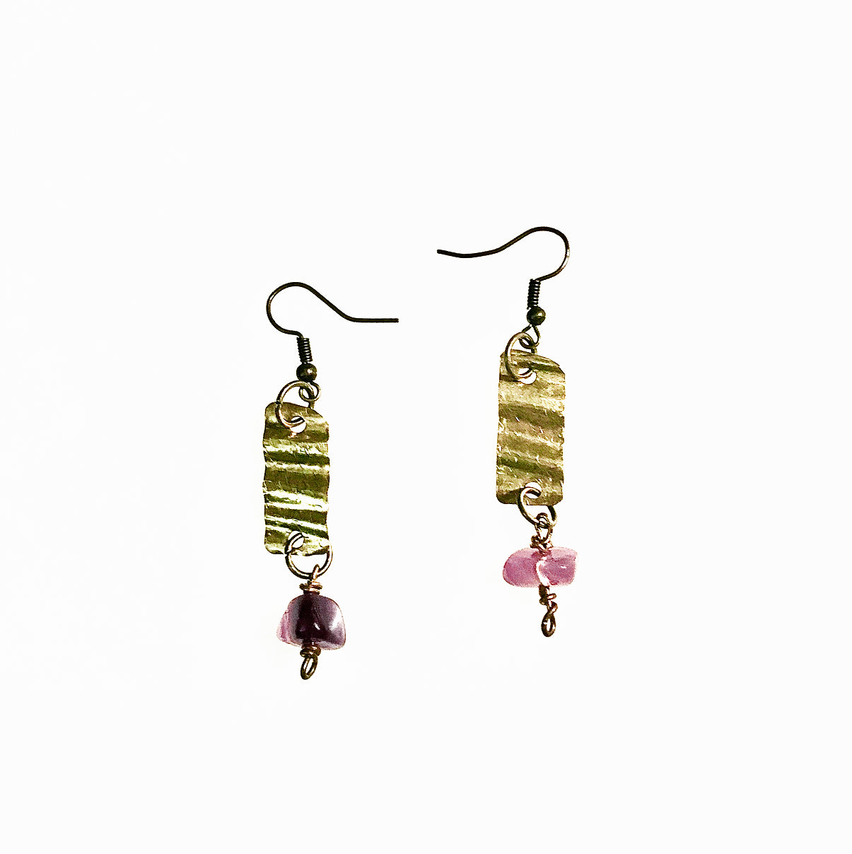 Purple passion earrings