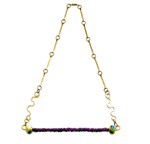 Mardi Gras whimsy necklace